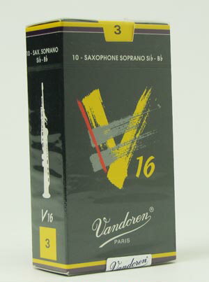 ☆ソプラノサックスリード バンドレン(バンドーレン) V16 Vandoren V16 【追跡メール便 2箱までOK】【管楽器専門店】