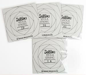 ☆SUZUKI ビオラ弦セット Va 1a〜4c 【追跡メール便OK】