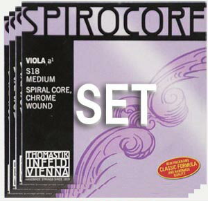 ☆ビオラ弦 1a〜4c セット [S-23] 【送料無料】 THOMASTIK-INFELD スピロコア 【追跡メール便OK】