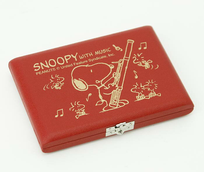 リードケース ファゴット SNOOPY スヌーピー 5本用 SFG-05横引き式止め金具 【カラー：黒/赤】【管楽器専門店】