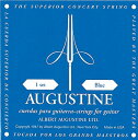 ☆オーガスチン(AUGUSTINE)クラシックギター弦 青(BLUE) 5弦 【追跡メール便OK】