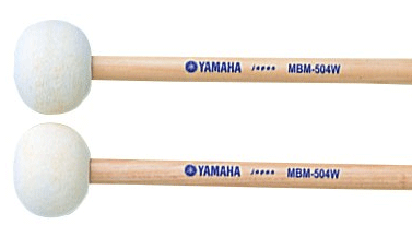 ☆【お取り寄せ商品】 ヤマハ マーチングバスドラムマレット MBM-504W 2本1組