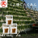 ミニ燻したくあん 3個セット 送料無料 ゆうパケット 1000円ポッキリ 食品添加物不使用 無添加 明治45年創業 中園久太郎商店 燻し 燻製 食品 乳酸発酵 ...