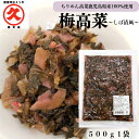 梅高菜 500g × 1袋 送料無料 ゆうパケット 創業明治45年 中園久太郎商店 国産 鹿児島 高菜 乳酸発酵 発酵 発酵食品 お漬物 ご飯のお供 食品 しば...