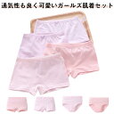 小学生 かわいい 女の子 4枚セット パンツ キッズショーツ ショーツ スタンダードショーツ ボクサーショーツ コットン 綿 子供用 下着 肌着 子供 インナー...