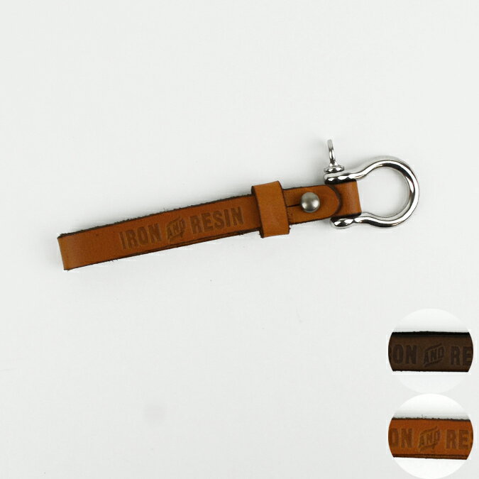 【割引クーポン配布中】 IRON & RESIN アイアン & レジン LEATHER KEY FOB レザー キーチェーン キーホルダー 【単品購入の場合はネコポス便発送】【RCP】【クリアランス】