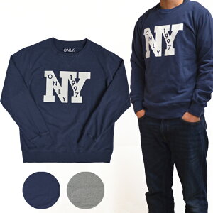 【割引クーポン配布中】 ONLY NY (オンリーニューヨーク) OUTFIELD FRENCH TERRY CREWNECK スウェット トレーナー フリース 【あす楽対応】【クリアランス】