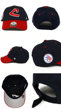 【割引クーポン配布中】 47BRAND(フォーティーセブン ブランド) INDIANS BIB 47 MVP CAP キャップ 帽子 メンズ レディース ユニセックス NAVY/RED 【あす楽対応】【RCP】