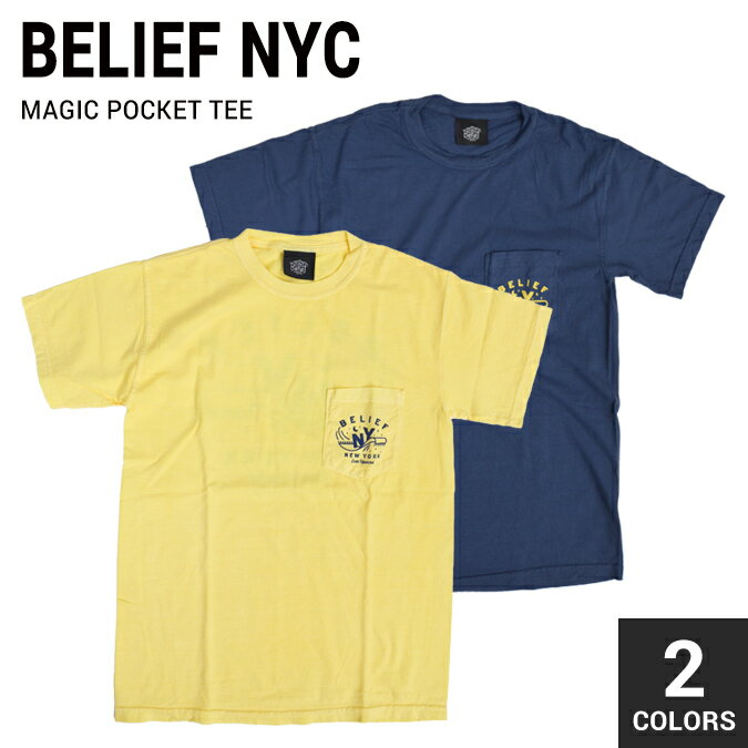 楽天NAKED-STORE【割引クーポン配布中】 BELIEF NYC（ビリーフ） MAGIC TEE ポケット Tシャツ 半袖 【単品購入の場合はネコポス便発送】【バーゲン】