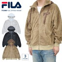 フィラ ボアパーカー メンズ 【割引クーポン配布中】 FILA HERITAGE (フィラ ヘリテージ) FULL ZIP BOA HOODIE JACKET ボアパーカー フリースジャケット ボアジャケット メンズ アウター ブルゾン FS3089 M-XL ブラック グレー ブラウン 【あす楽対応】【RCP】【バーゲン】