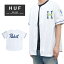 ڳݥ HUF (ϥ) ١ܡ 㡼 PBR PABST TWILL BASEBALL JERSEY ॷ ȥåץ  S-XL ۥ磻 KN00363 RCP