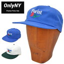 【割引クーポン配布中】 ONLY NY (オンリーニューヨーク) キャップ FLORIST POLO HAT CAP ストラップバックキャップ 帽子 5パネルキャップ 【あす楽対応】【RCP】