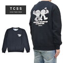 【割引クーポン配布中】 TCSS (ティーシーエスエス) スウェット GOOD TIMES CREW フリース クルーネック トレーナー メンズ S-XL ブラック FC2155 【あす楽対応】【RCP】