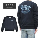 【割引クーポン配布中】 TCSS (ティーシーエスエス) スウェット CREATOR CREW フリース クルーネック トレーナー メンズ S-XL ブラック FC2153 【あす楽対応】【RCP】