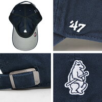 47BRAND(フォーティセブンブランド)CUBSBASERUNNER47CLEANUPCAPクリーンナップキャップ帽子ストラップバックキャップメンズレディースユニセックス紺ネイビー【あす楽対応】【05P03Sep16】【RCP】