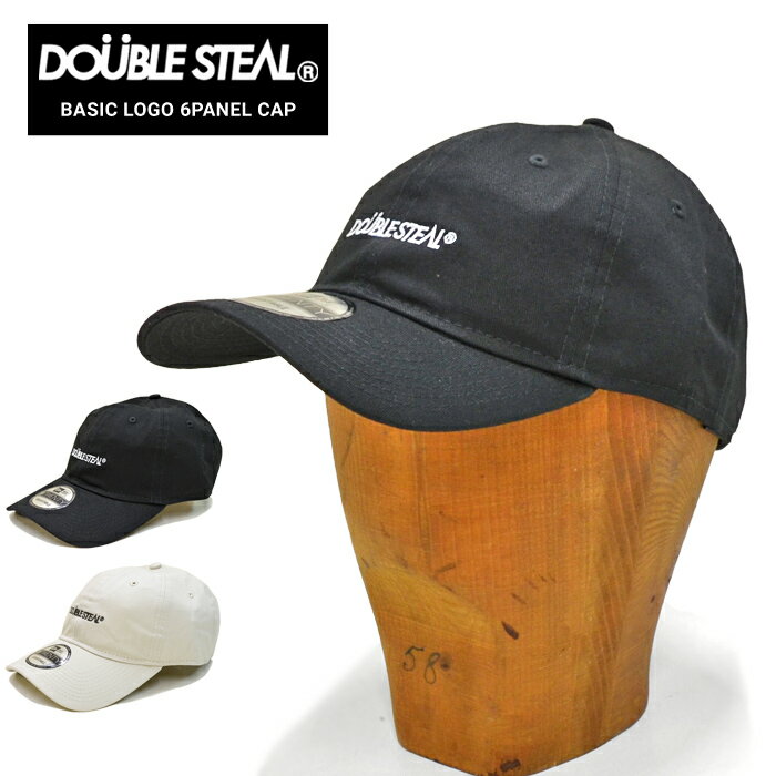 【割引クーポン配布中】 DOUBLE STEAL (ダブルスティール) キャップ BASIC LOGO 6-PANEL CAP 帽子 ストラップバックキャップ 6パネルキ..