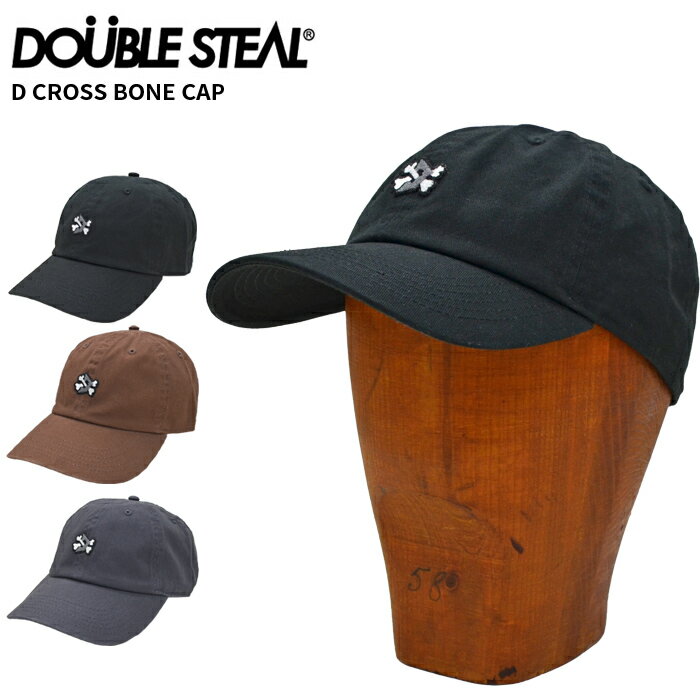 yN[|zzz DOUBLE STEAL (_uXeB[) Lbv D CROSS BONE 6-PANEL CAP Xq XgbvobNLbv 6plLbv 426-92118 yyΉzyRCPz