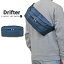 【割引クーポン配布中】 Drifter (ドリフター) ウエストバッグ CLASSIC HIP SACK L ボディバッグ ヒップサック ヒップバッグ USAモデル ネイビー/ブラックレザー 【あす楽対応】【RCP】