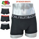 【割引クーポン配布中】 FRUIT OF THE LOOM (フルーツオブザルーム) ボクサーパンツ アンダーウェア 3Pパック UNDERWEAR 下着 インナー ショーツ メンズ M-LL 14646600 【メール便対応可】【RCP】