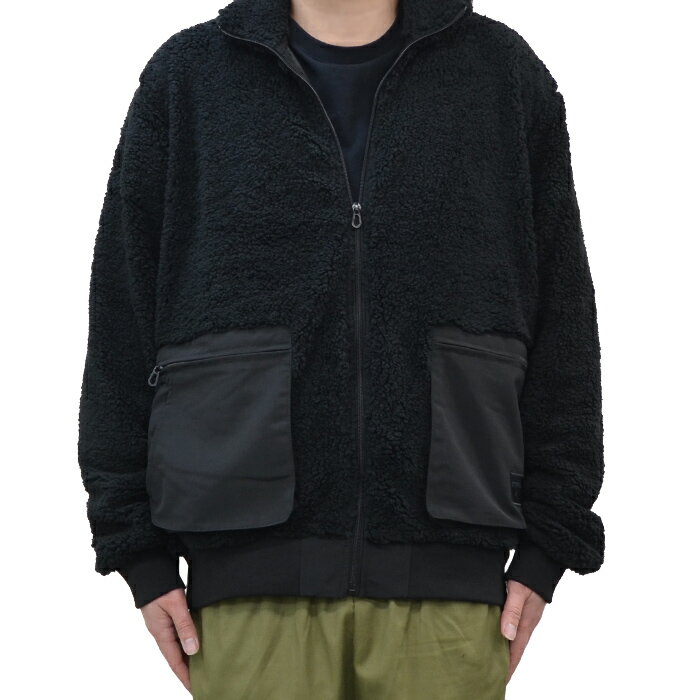【割引クーポン配布中】 STAPLE (ステイプル) ジャケット SHERPA MOCK NECK ZIP UP JACKET フリースジャケット ボア ジップジャケット アウター ブルゾン メンズ 長袖 M-XL 2211O7141 【RCP】【バーゲン】