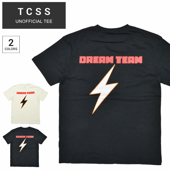 楽天NAKED-STORE【割引クーポン配布中】 TCSS （ティーシーエスエス） Tシャツ UNOFFICIAL S/S T-SHIRT TEE 半袖 トップス カットソー メンズ S-XL ブラック オフホワイト TE18278 【単品購入の場合はネコポス便発送】【RCP】【バーゲン】