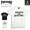 楽天NAKED-STORE【割引クーポン配布中】 THRASHER （スラッシャー） SKATE & DESTROY T-SHIRT Tシャツ 半袖 Tee メンズ スケート ストリート 【単品購入の場合はネコポス便発送】【バーゲン】