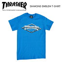  THRASHER (スラッシャー) DIAMOND EMBLEM T-SHIRT Tシャツ Tee メンズ 半袖 クルーネックTシャツ ティーシャツ ストリート スケート 