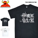 【割引クーポン配布中】 トイマシーン TOY MACHINE Tシャツ THE CREW SS TEE 半袖 カットソー トップス メンズ M-XL ブラック ホワイト TMPDST34 【単品購入の場合はネコポス便発送】【RCP】