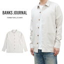  BANKS JOURNAL (バンクス ジャーナル) シャツ FORMATION L/S SHIRT ストライプシャツ カジュアルシャツ メンズ S-XL WLS0139 