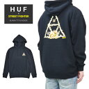  HUF × STREET FIGHTER (ハフ × ストリートファイター) パーカー BLANKA TT P/O HOODIE フリース スウェット メンズ S-XL ブラック PF00411 