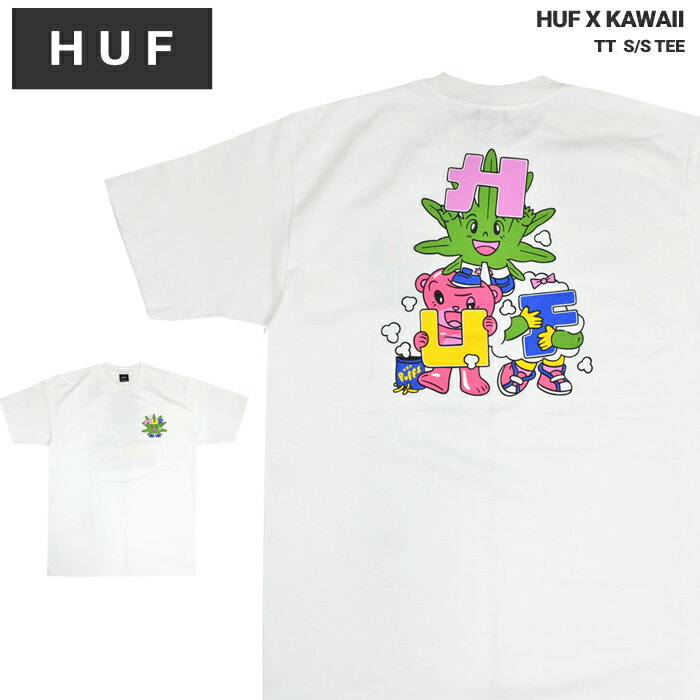 楽天NAKED-STORE【割引クーポン配布中】 HUF （ハフ） Tシャツ HUF KAWAII TT S/S TEE 半袖 カットソー トップス メンズ M-XL ホワイト TS02128 【単品購入の場合はネコポス便発送】【RCP】