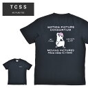 楽天NAKED-STORE【割引クーポン配布中】 TCSS （ティーシーエスエス） Tシャツ MC FILMS T-SHIRT TEE 半袖 トップス カットソー メンズ S-XL ブラック TE2031 【単品購入の場合はネコポス便発送】【RCP】【バーゲン】