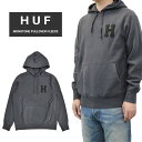 楽天NAKED-STORE【割引クーポン配布中】 HUF ハフ パーカー MONOTONE PULLOVER FLEECE HOODIE フリース スウェット メンズ S-XL ブラック FL00127 【バーゲン】