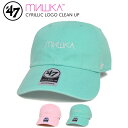 【割引クーポン配布中】 MISHKA (ミシカ) × 039 47 (フォーティーセブン) MISHKA CYRILLIC LOGO 47 CLEAN UP CAP クリーンナップ キャップ 帽子 ストラップバックキャップ メンズ レディース ユニセックス 【あす楽対応】