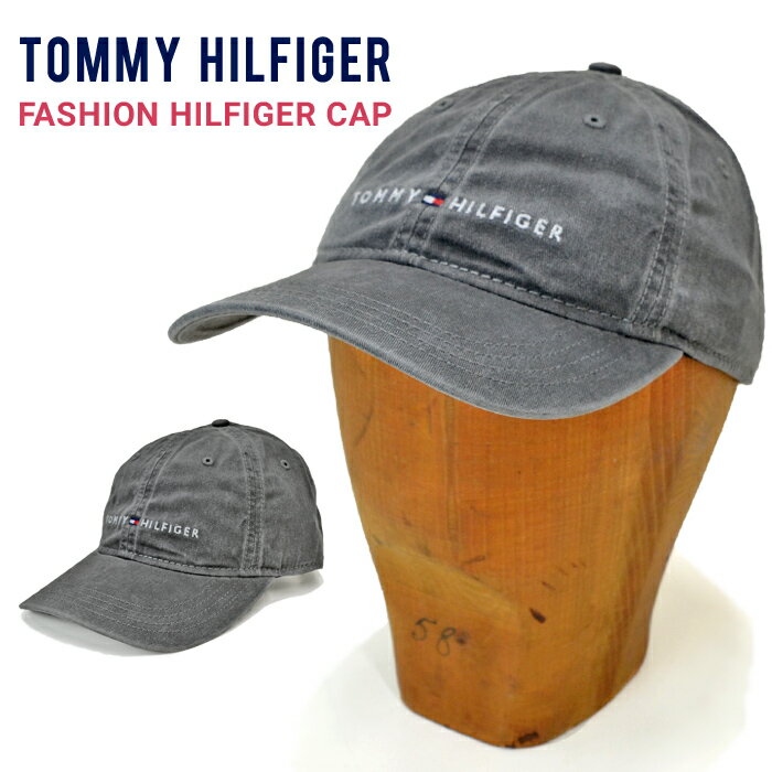 【割引クーポン配布中】 TOMMY HILFIGER トミー ヒルフィガー キャップ FASHION HILFIGER CAP ストラップバックキャップ 6パネルキャップ HAT ブラック 6950325 【RCP】