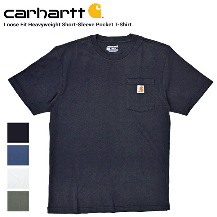  CARHARTT (カーハート) Tシャツ WORKWEAR POCKET S/S T-SHIRT 半袖 ポケT カットソー トップス メンズ USAモデル S-XL K87 K87-M 