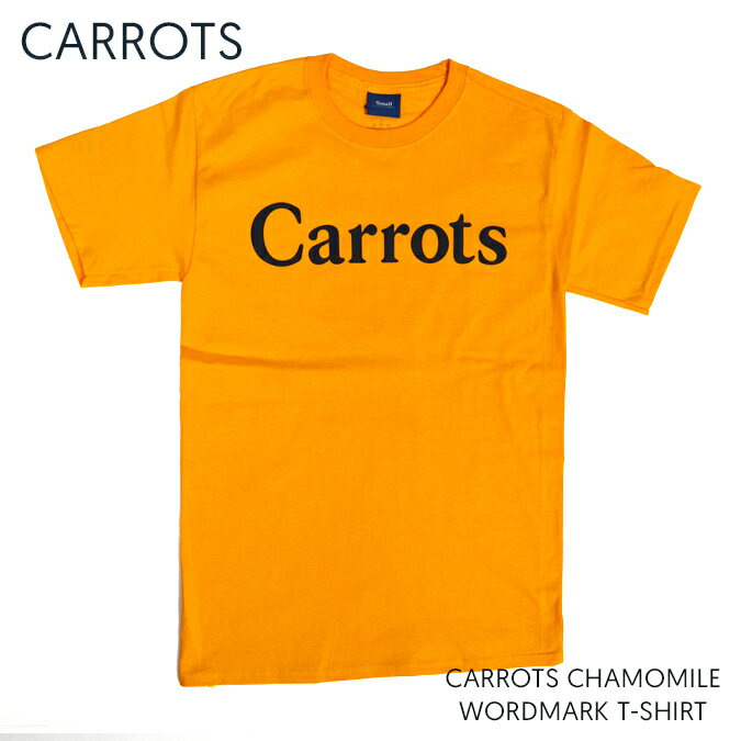  Carrots By Anwar Carrots (キャロッツ) CHAMOMILE WORDMARK T-SHIRT Tシャツ 半袖 メンズ クルーネックTシャツ ティーシャツ ストリート 
