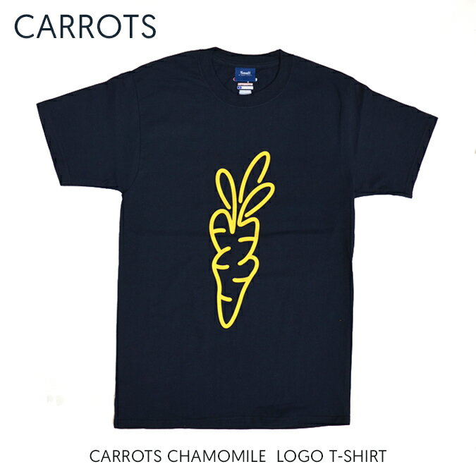  Carrots By Anwar Carrots (キャロッツ) CHAMOMILE LOGO T-SHIRT Tシャツ 半袖 メンズ クルーネックTシャツ ティーシャツ ストリート 