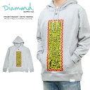 【割引クーポン配布中】 DIAMOND SUPPLY Co. ダイヤモンド サプライ × MICKEY MOUSE ミッキーマウス × KEITH HARING キースヘリング MICKEY MEETS HARING HOODIE パーカー スウェット フリース 長袖 メンズ M-XL グレー 【あす楽対応】【RCP】【バーゲン】