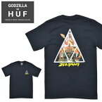 【割引クーポン配布中】 HUF (ハフ) Tシャツ GODZILLA TT S/S TEE 半袖 カットソー トップス メンズ S-XL ブラック TS01367 【単品購入の場合はネコポス便発送】【RCP】【バーゲン】