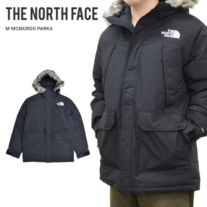 【割引クーポン配布中】 THE NORTH FACE (ノースフェイス) MCMURDO PARKA JACKET マクマード パーカー ダウンジャケット メンズ アウター ブルゾン S-XL ブラック USAモデル NF0A5GJF 【あす楽対応】【RCP】