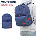 【割引クーポン配布中】 TOMMY HILFIGER (トミー ヒルフィガー) バックパック LEON SPORT BACKPACK CORDURA NYLON リュック 鞄 カバン BAG 69J0325 ネイビー 【RCP】【バーゲン】