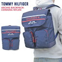 楽天NAKED-STORE【割引クーポン配布中】 TOMMY HILFIGER （トミー ヒルフィガー） バックパック ARCHIE BACKPACK COURDURA NYLON リュック 鞄 カバン BAG 69J2249 ネイビー 【RCP】【バーゲン】