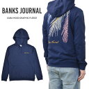 楽天NAKED-STORE【割引クーポン配布中】 BANKS JOURNAL （バンクス ジャーナル） パーカー CUBA GRAPHIC FLEECE HOODIE プルオーバー フリース スウェット メンズ S-XL WFL0289 【あす楽対応】【RCP】【バーゲン】