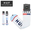  HUF (ハフ) ソックス 4TH OF JULY FUCK IT SOCK 靴下 メンズ スケートソックス クルーソックス ホワイト SK00656 