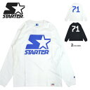 【割引クーポン配布中】 STARTER (スターター) ロンT GRAPHIC LOGO L/S TEE 長袖 Tシャツ 星マーク ロングT カットソー トップス M-XL X50210J 【単品購入の場合はネコポス便発送】【RCP】