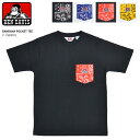 ベンデイビス ペアTシャツ 【割引クーポン配布中】 BEN DAVIS (ベンデイビス) Tシャツ BANDANA POCKET TEE 半袖 ポケT カットソー トップス メンズ ブラック ホワイト S-XL C-1580003 【単品購入の場合はネコポス便発送】【RCP】