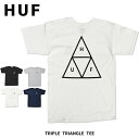  HUF (ハフ) TRIPLE TRIANGLE S/S TEE ESSENTIALS Tシャツ 半袖 メンズ クルーネックTシャツ ティーシャツ ストリート スケート 