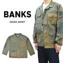  BANKS JOURNAL (バンクス ジャーナル) SQUAD JACKET ミリタリージャケット ワークジャケット カバーオール アウター メンズ WJT0041 