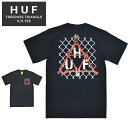  HUF (ハフ) Tシャツ TRESPASS TRIANGLE S/S TEE 半袖 カットソー トップス メンズ S-XL ブラック TS01757 